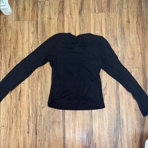Elegant Black Long Sleeve Top